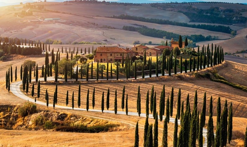 Famous Tuscan road